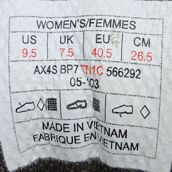 The North Face Hedgehog III XCR  Gore-Tex / Vibram Hiking Shoes Women's Size 9.5 - Picture 9 of 9